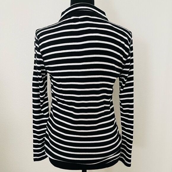 NWT J.Crew Ribbed Polo T-Shirt - Picture 6 of 9